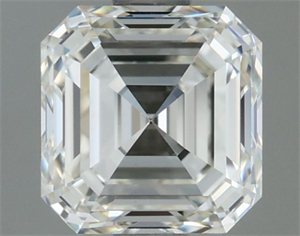 Picture of Natural Diamond 1.01 Carats, Asscher with  Cut, I Color, VVS2 Clarity and Certified by IGI