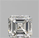 Diamante Natural 1.51 quilates, Asscher , Color I, claridad VS2 y certificado GIA