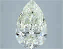 Natural Diamond 4.17 Carats, Pear with  Cut, J Color, IF Clarity and Certified by IGI