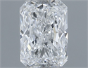 Natural Diamond 0.50 Carats, Radiant with  Cut, E Color, VVS2 Clarity and Certified by GIA