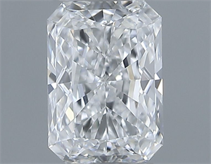 Picture of Natural Diamond 0.50 Carats, Radiant with  Cut, E Color, VVS2 Clarity and Certified by GIA