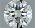 Natural Diamond 0.50 Carats, Round with Excellent Cut, H Color, VVS1 Clarity and Certified by IGI