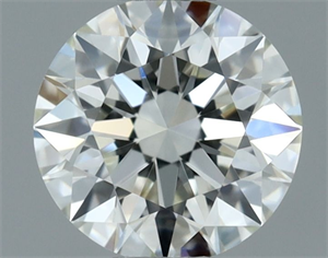 Picture of Natural Diamond 0.50 Carats, Round with Excellent Cut, H Color, VVS1 Clarity and Certified by IGI