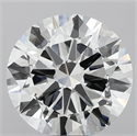 Del inventario de diamantes de laboratorio, 10.18 quilates, Redondo , Color E, claridad VVS2 y certificado IGI