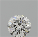Diamante Natural 0.55 quilates, Redondo , Color H, claridad VS1 y certificado GIA