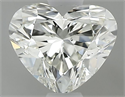 Natural Diamond 0.60 Carats, Heart with  Cut, K Color, SI1 Clarity and Certified by GIA