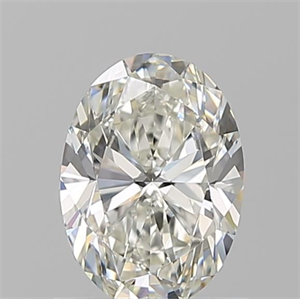 Picture of Natural Diamond 0.90 Carats, Oval with  Cut, H Color, VVS2 Clarity and Certified by GIA