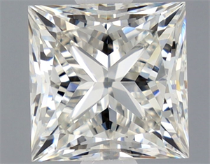 Picture of Natural Diamond 1.01 Carats, Princess with  Cut, J Color, VS2 Clarity and Certified by GIA