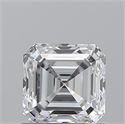 Diamante Natural 1.02 quilates, Asscher , Color E, claridad VS1 y certificado GIA