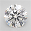 Lab Grown Diamond 3.36 Carats, Round with Ideal Cut, D Color, VVS1 Clarity and Certified by IGI