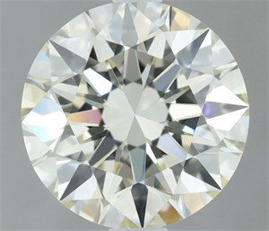 Picture of Natural Diamond 0.77 Carats, Round with Excellent Cut, M Color, IF Clarity and Certified by GIA