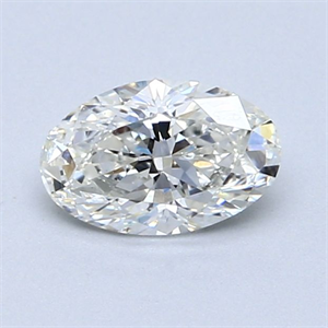Picture of Natural Diamond 0.80 Carats, Oval with  Cut, H Color, VS2 Clarity and Certified by GIA