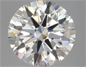 Del inventario de diamantes de laboratorio, 3.78 quilates, Redondo , Color G, claridad VS1 y certificado IGI