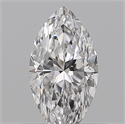 Diamante Natural 0.14 quilates, marqués , Color E, claridad VS2 y certificado IGI