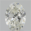 Natural Diamond 1.50 Carats, Oval with  Cut, I Color, VVS1 Clarity and Certified by GIA