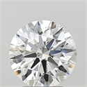 Lab Grown Diamond 3.09 Carats, Round with Ideal Cut, F Color, VVS2 Clarity and Certified by IGI