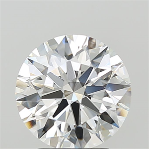Picture of Lab Grown Diamond 3.09 Carats, Round with Ideal Cut, F Color, VVS2 Clarity and Certified by IGI