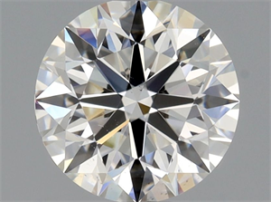 Picture of Natural Diamond 0.85 Carats, Round with Excellent Cut, H Color, VS2 Clarity and Certified by GIA