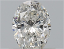 Natural Diamond 0.50 Carats, Oval with  Cut, G Color, VVS1 Clarity and Certified by GIA