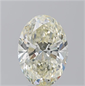 Natural Diamond 5.03 Carats, Oval with  Cut, K Color, VS2 Clarity and Certified by IGI