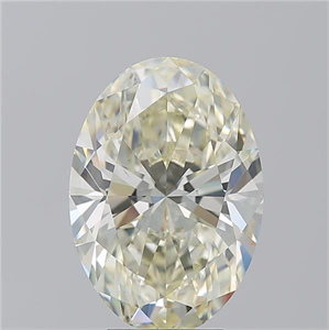 Picture of Natural Diamond 5.03 Carats, Oval with  Cut, K Color, VS2 Clarity and Certified by IGI