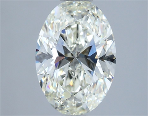 Picture of Natural Diamond 1.70 Carats, Oval with  Cut, J Color, VS2 Clarity and Certified by IGI