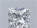 Diamante Natural 0.40 quilates, Princesa , Color D, claridad VS1 y certificado GIA