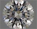 Diamante Natural 0.51 quilates, Redondo , Color H, claridad IF y certificado GIA
