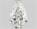 Natural Diamond 0.55 Carats, Pear with  Cut, G Color, VVS2 Clarity and Certified by GIA