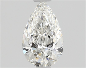 Picture of Natural Diamond 0.55 Carats, Pear with  Cut, G Color, VVS2 Clarity and Certified by GIA