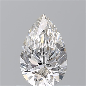 Picture of Natural Diamond 0.76 Carats, Pear with  Cut, F Color, VVS2 Clarity and Certified by GIA