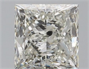 Diamante Natural 1.00 quilates, Princesa , Color I, claridad VVS1 y certificado GIA