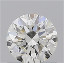 Natural Diamond 0.70 Carats, Round with Excellent Cut, H Color, VS1 Clarity and Certified by GIA