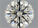 Natural Diamond 0.76 Carats, Round with Excellent Cut, L Color, VVS2 Clarity and Certified by GIA