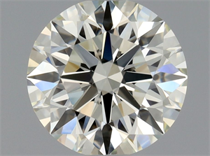 Picture of Natural Diamond 0.76 Carats, Round with Excellent Cut, L Color, VVS2 Clarity and Certified by GIA