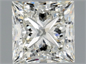Natural Diamond 1.01 Carats, Princess with  Cut, J Color, VVS2 Clarity and Certified by GIA