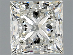 Picture of Natural Diamond 1.01 Carats, Princess with  Cut, J Color, VVS2 Clarity and Certified by GIA