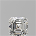 Diamante Natural 1.01 quilates, Asscher , Color I, claridad VVS1 y certificado GIA