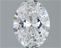 Natural Diamond 1.20 Carats, Oval with  Cut, E Color, VVS2 Clarity and Certified by GIA