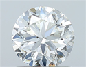 Natural Diamond 1.01 Carats, Round with Very Good Cut, H Color, SI1 Clarity and Certified by GIA