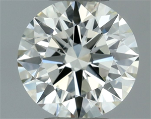 Picture of Natural Diamond 0.50 Carats, Round with Excellent Cut, L Color, SI1 Clarity and Certified by GIA