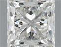 Natural Diamond 1.00 Carats, Princess with  Cut, H Color, VVS2 Clarity and Certified by IGI