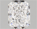 Natural Diamond 1.51 Carats, Radiant with  Cut, D Color, VS2 Clarity and Certified by GIA