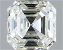 Natural Diamond 1.01 Carats, Asscher with  Cut, J Color, VS1 Clarity and Certified by IGI