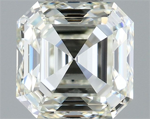 Picture of Natural Diamond 1.01 Carats, Asscher with  Cut, J Color, VS1 Clarity and Certified by IGI