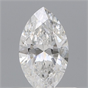 Natural Diamond 0.41 Carats, Marquise with  Cut, F Color, SI2 Clarity and Certified by IGI