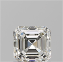 Natural Diamond 1.01 Carats, Asscher with  Cut, I Color, VVS1 Clarity and Certified by GIA