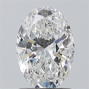 Foto Diamante Natural 1.20 quilates, Ovalado , Color E, claridad SI2 y certificado GIA de