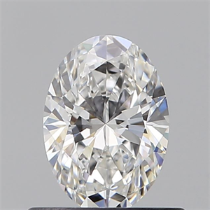 Picture of Natural Diamond 0.56 Carats, Oval with  Cut, E Color, VVS1 Clarity and Certified by GIA