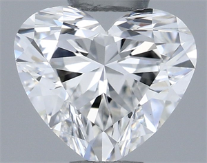Picture of Natural Diamond 0.33 Carats, Heart with  Cut, E Color, VS1 Clarity and Certified by GIA
